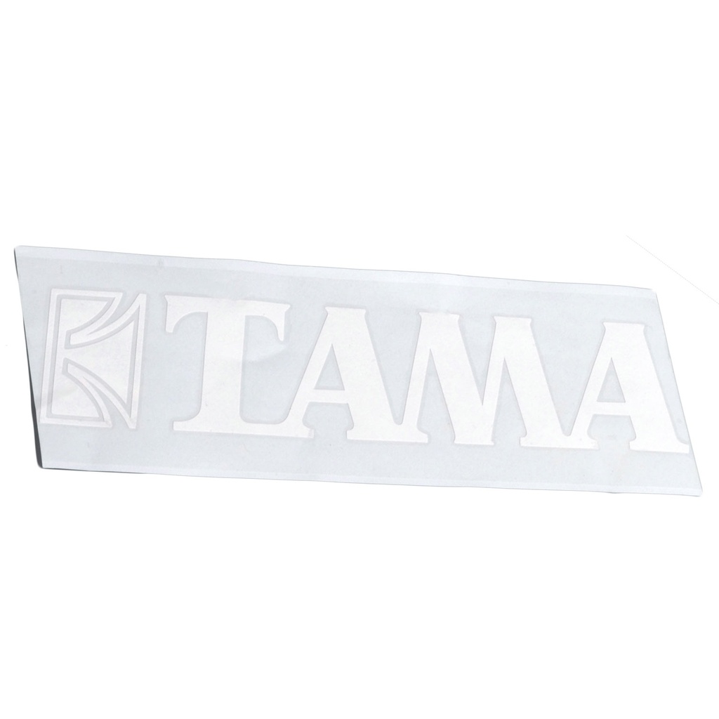 Tama White Tama Logo Sticker for 24" Bass Drum