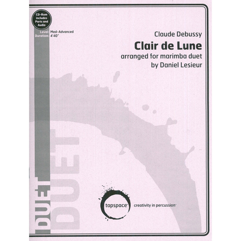 Tapspace Clair de Lune by Claude Debussy arr. Daniel Lesieur