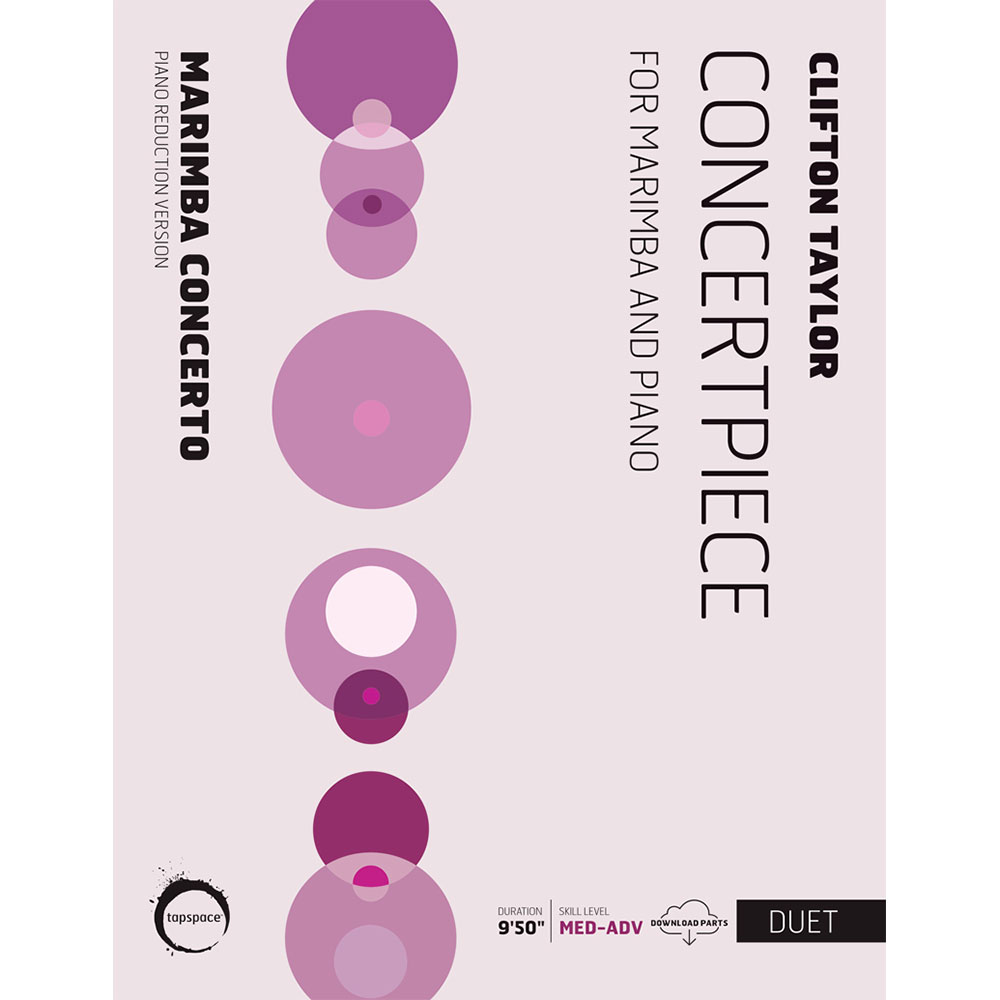 Tapspace Concertpiece for Marimba by Clifton Taylor