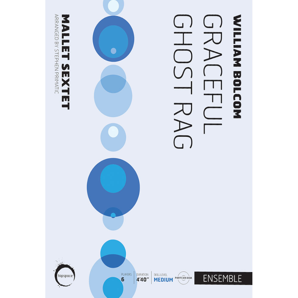 Tapspace Graceful Ghost Rag by William Bolcom arr. Stephen Primatic