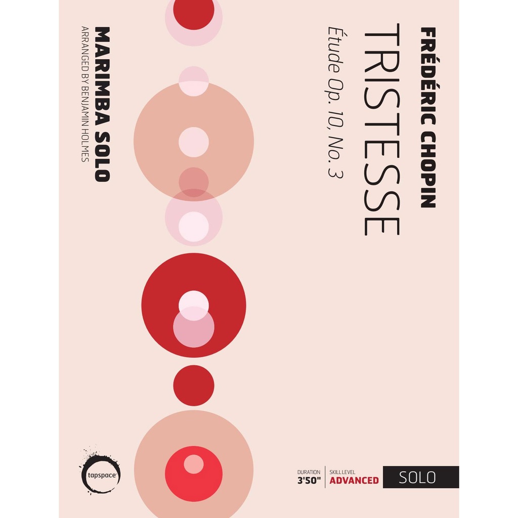Tapspace Tristesse by Frederic Chopin arr. Benjamin Holmes