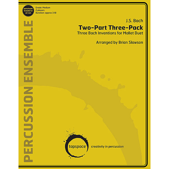 Tapspace Two-Part Three-Pack by J.S. Bach arr. Brian Slawson