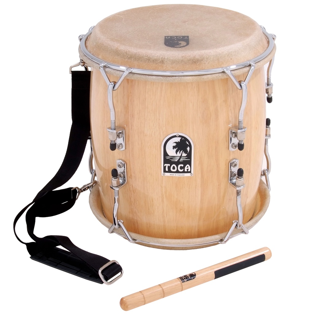 Toca Pro Wood Tambora with Strap & Beater
