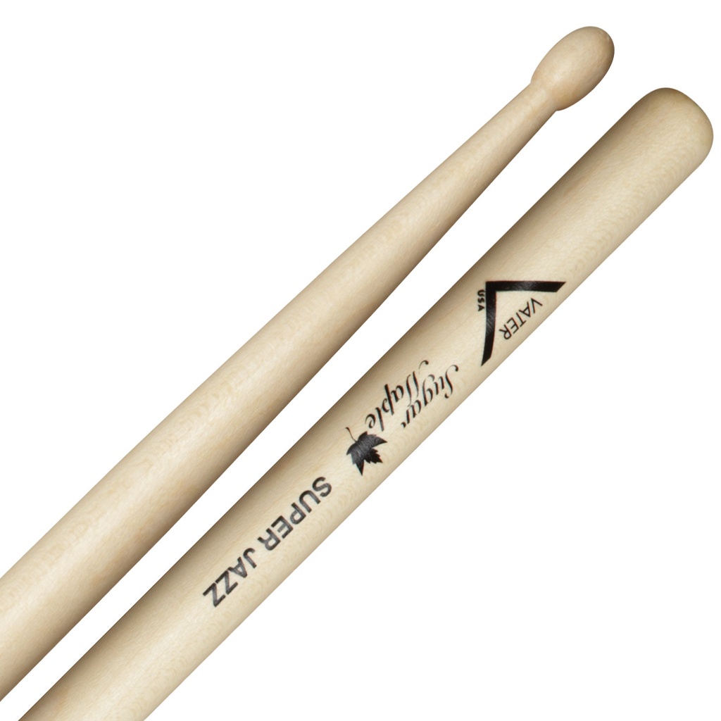 Vater Sugar Maple Super Jazz Sticks with Wood Tips