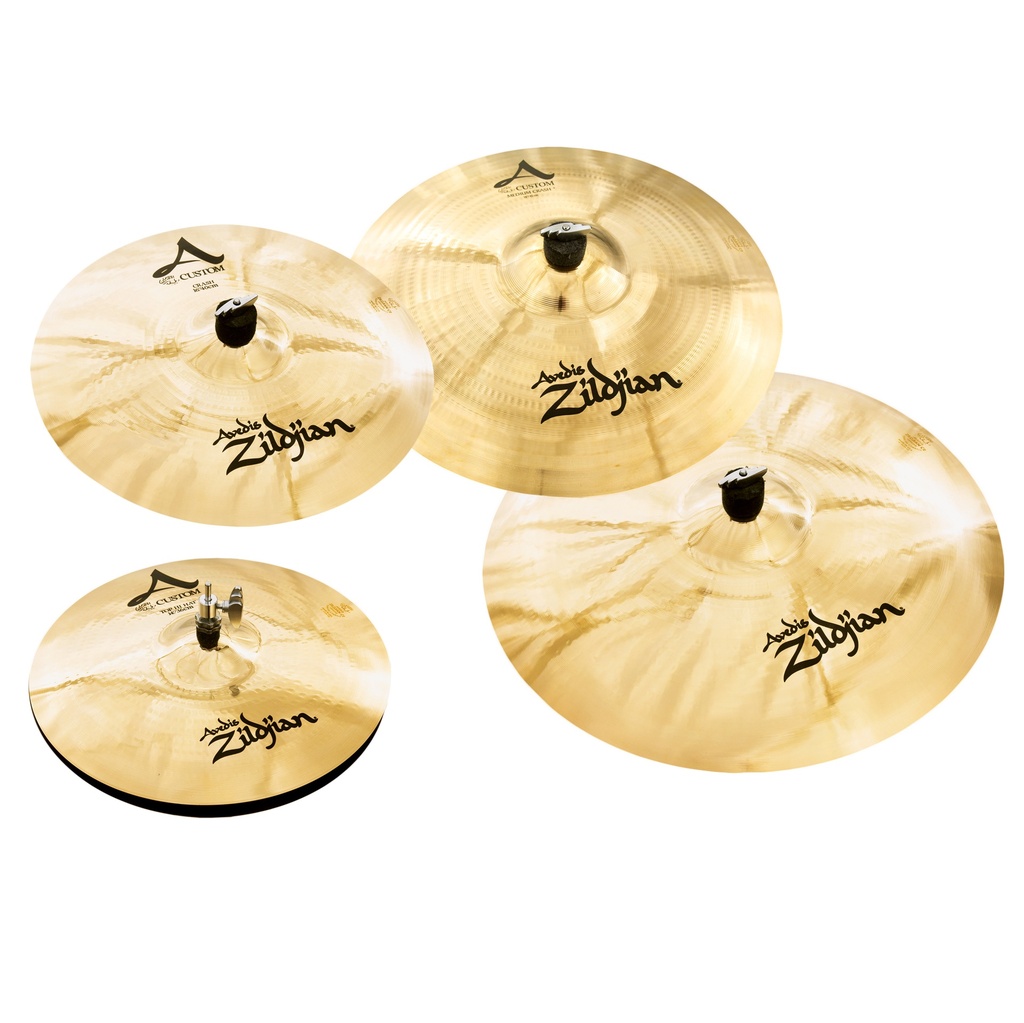 Zildjian A20579-11 A Custom Box Set 14"HH/16"CR/20"RI/18"CR