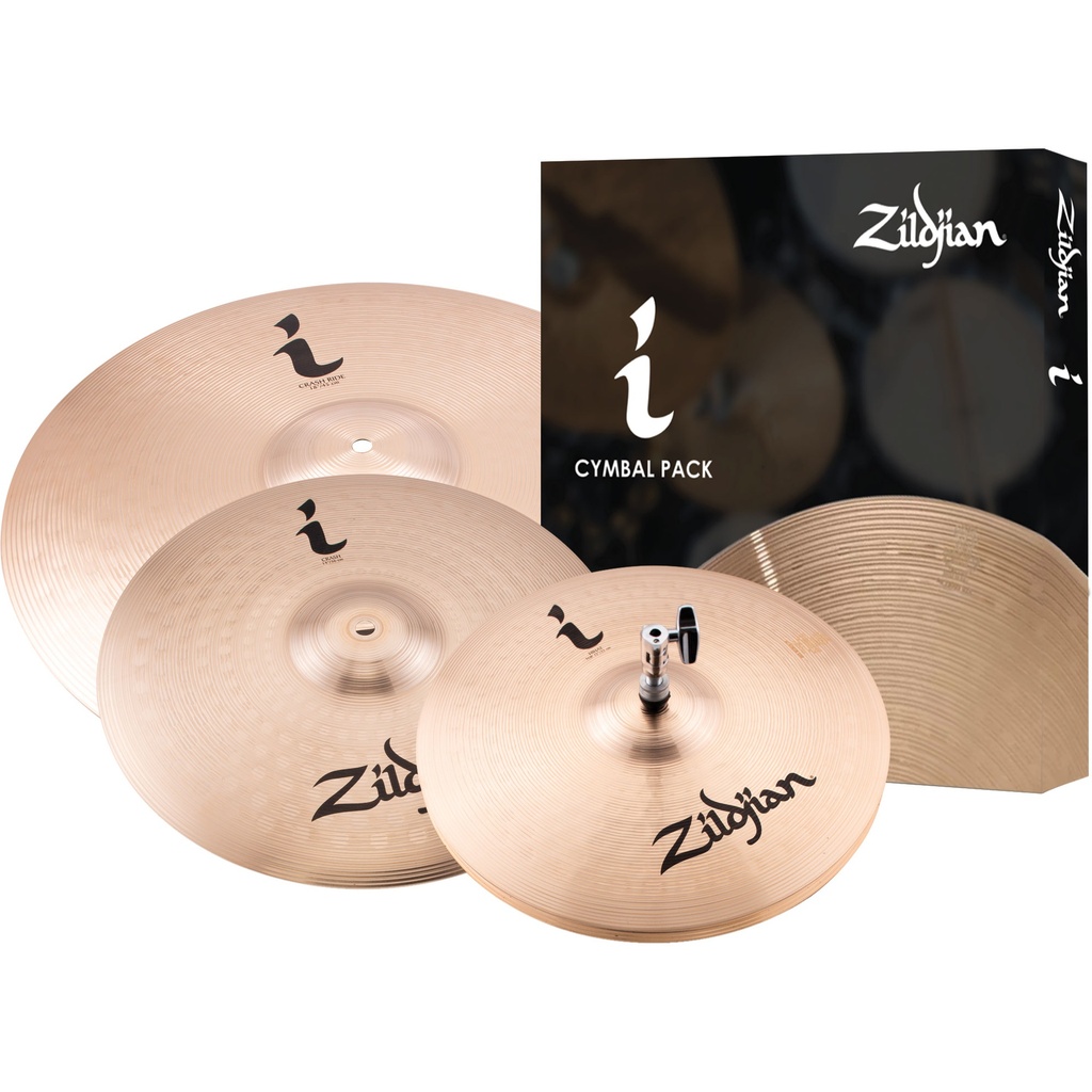 Zildjian ILHESSP I Essentials Plus Pack 3-Piece Cymbal Box Set (13HH-14-18CR)