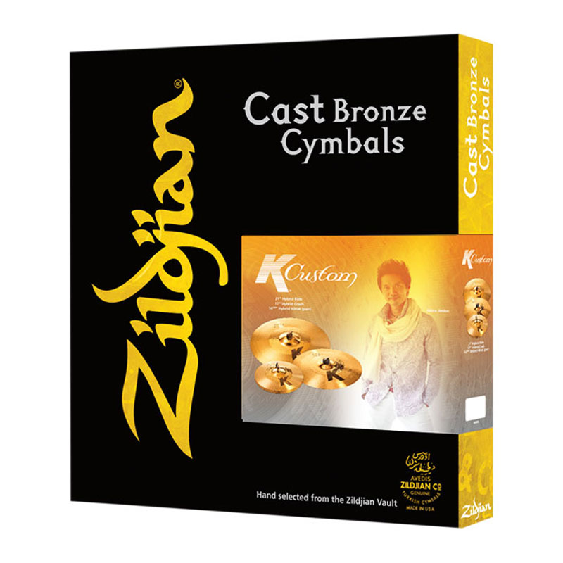 Zildjian KCH390 K Custom Hybrid Box Set (14HH/17Cr/21Ri)