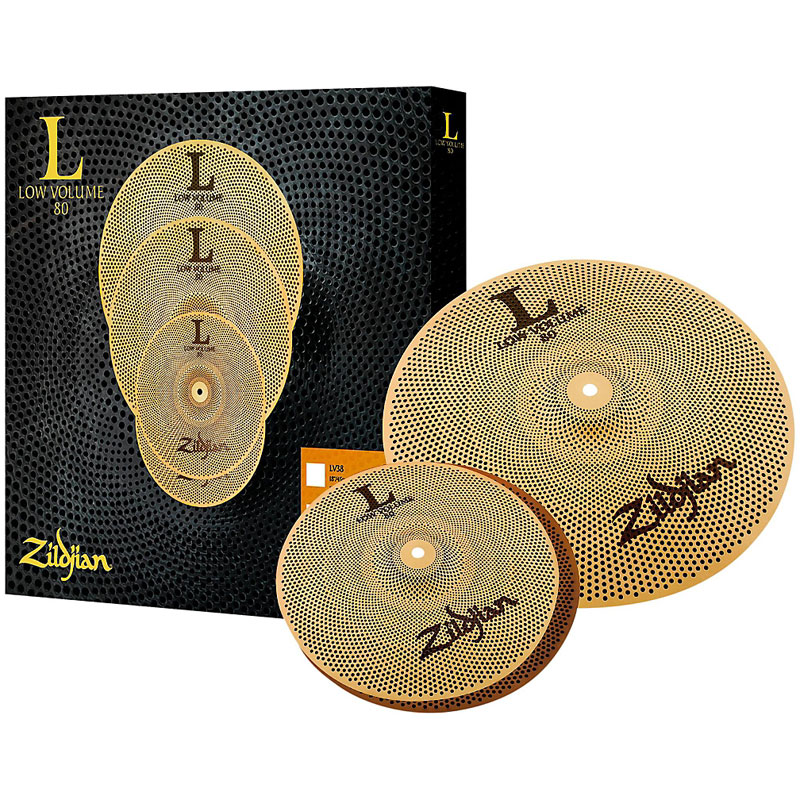 Zildjian LV38 L80 Low Volume Cymbal Box Set (13HH/18CrRi)