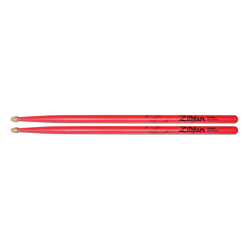 [Z5AACDGP] Zildjian Z5AACDGP 5A Acorn Neon Pink Drumsticks
