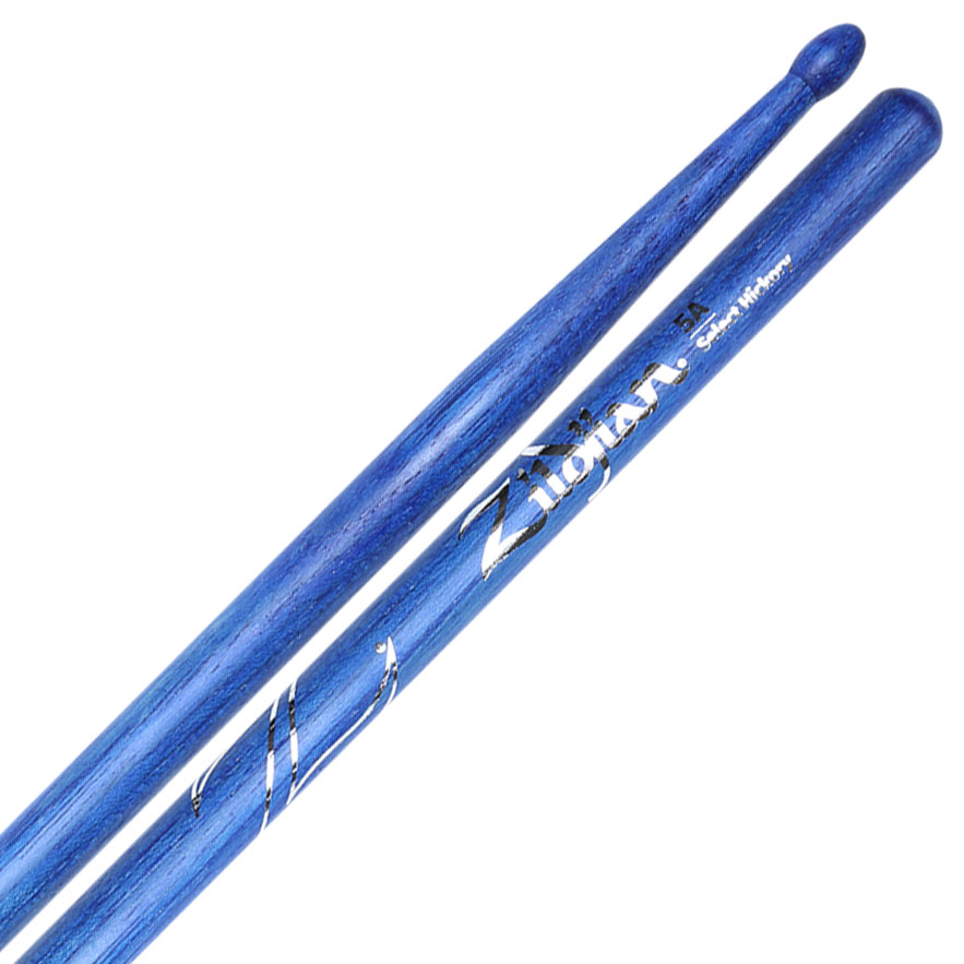 Zildjian Z5ABU Select Hickory 5A Blue Stain Drumsticks
