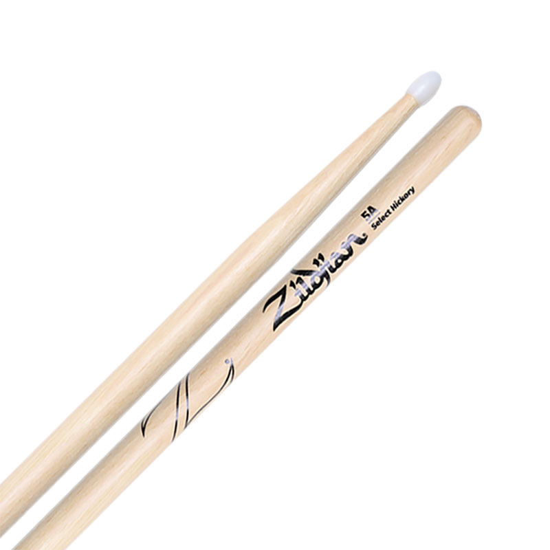 Zildjian Z5AN Select Hickory Nylon Tip 5A Drumsticks