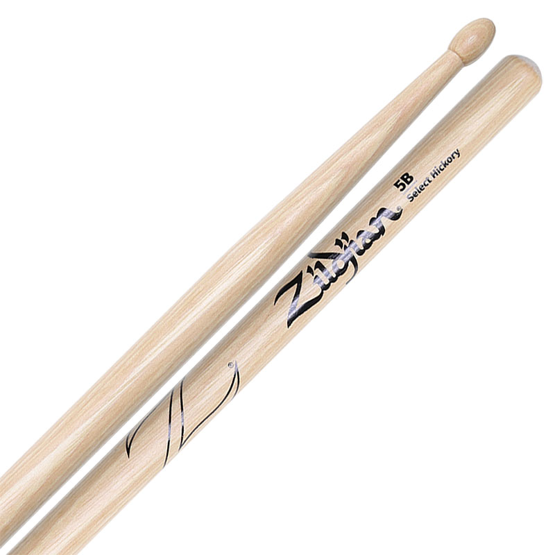 Zildjian Z5B Select Hickory 5B Drumsticks