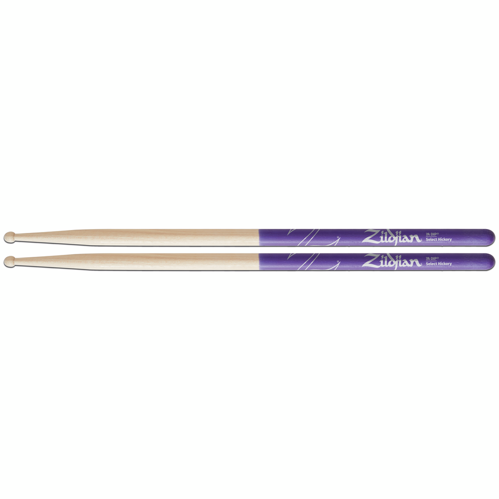 Zildjian Z7ADP 7A Purple DIP Drumsticks