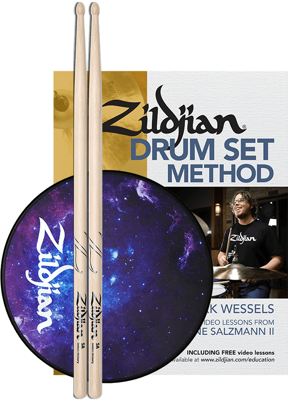 [ZDMPK] Zildjian ZDMPK ZDMPK Drum Set Method Value Pack