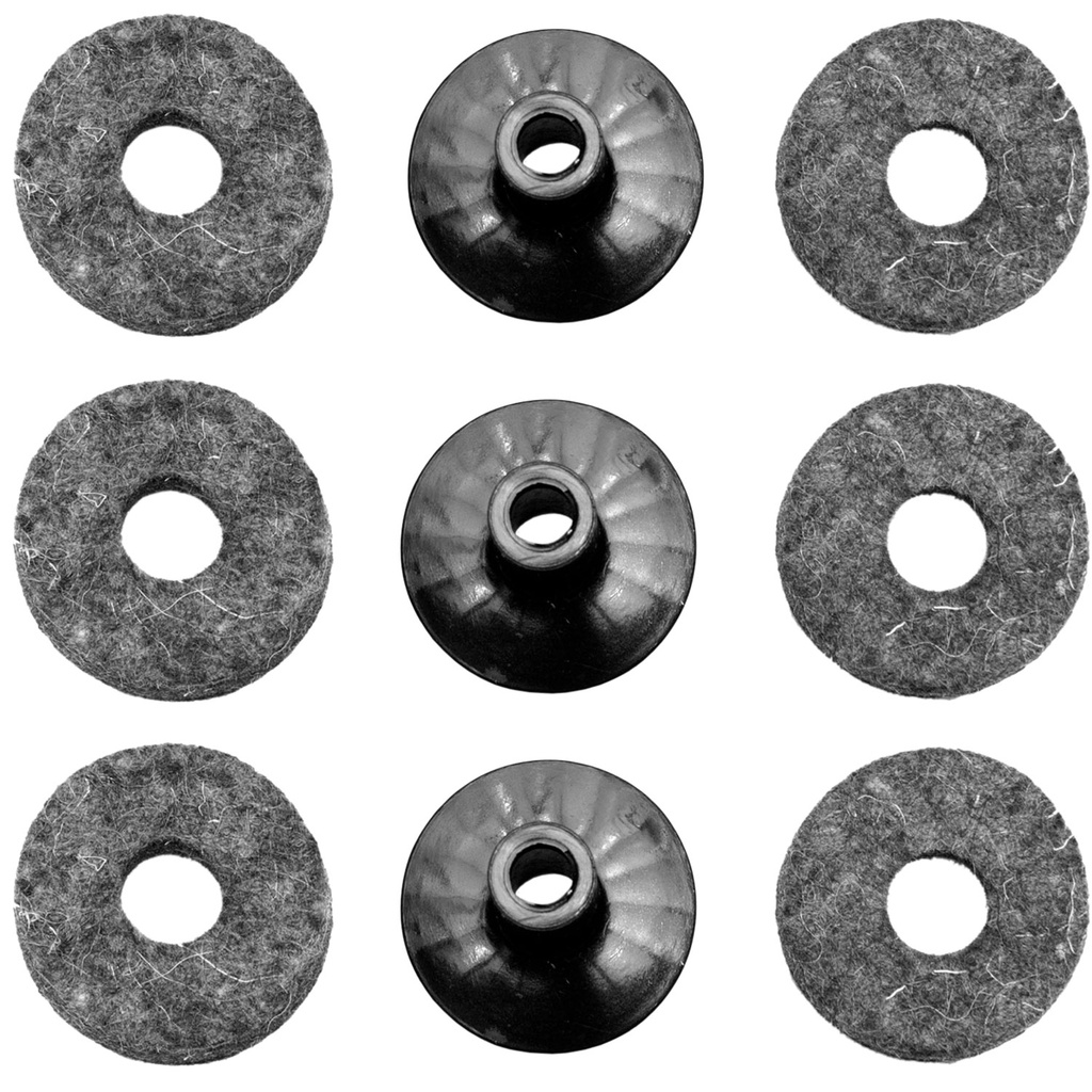 Zildjian ZFSPK Cymbal Felts with Sleeves (3-Pack)
