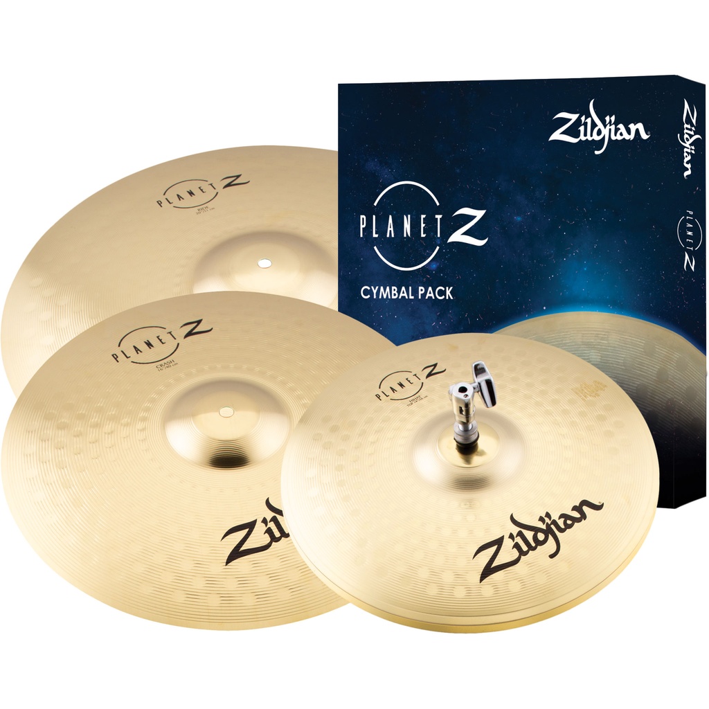 Zildjian ZP4PK Planet Z 3-Piece Complete Cymbal Box Set (14HH-16C-20R)