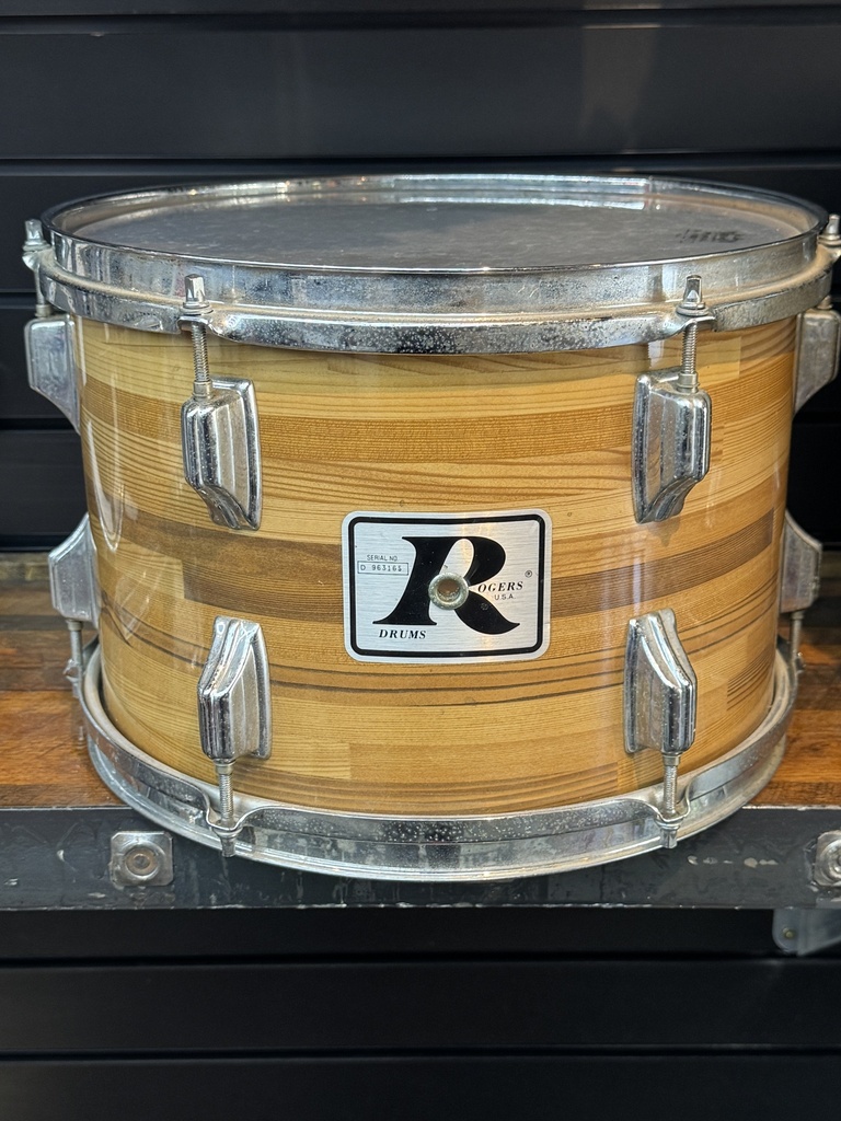 Rogers "Big R" 9" x 13" Tom - Butcher Block 1970's