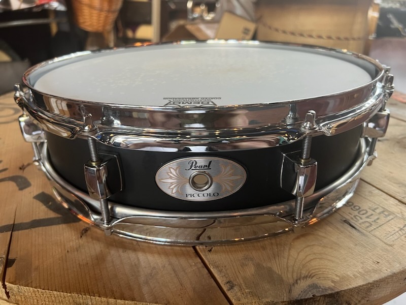 [U-S1330B] USED - Pearl 13" x 3" Steel Piccolo Snare