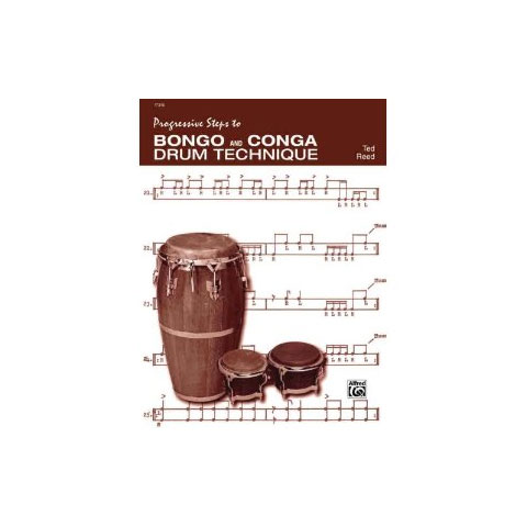 [00-17316] Bongo and Conga Drum Technique by Ted Reed