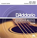 [EJ26] D'Addario EJ26 Phosphor Bronze Acoustic Guitar Strings Custom Light 11-52