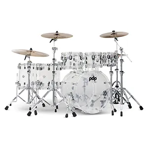 PDP Concept Acrylic 6-Piece Kit Clear with Chrome Hardware