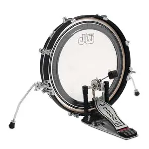 [DDBD0320BLCR] DW Design Series Maple Pancake Bass Drum, 3x20, Black Satin Lacquer w/Chrome Hardware
