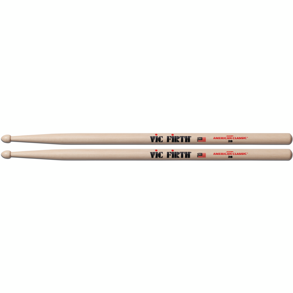 Vic Firth 2B American Classic Hickory Drumsticks