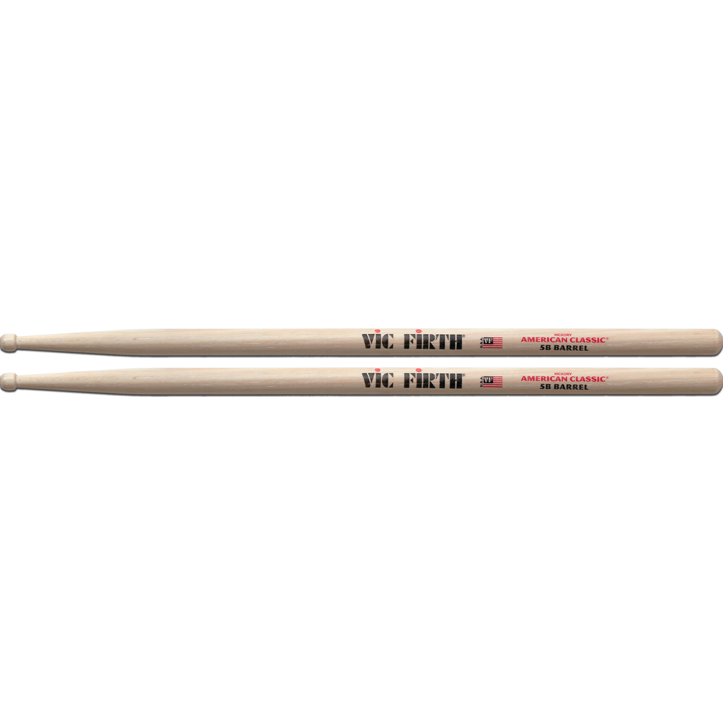 [5BBRL] Vic Firth 5BBRL American Classic 5B Barrel Tip Drumsticks