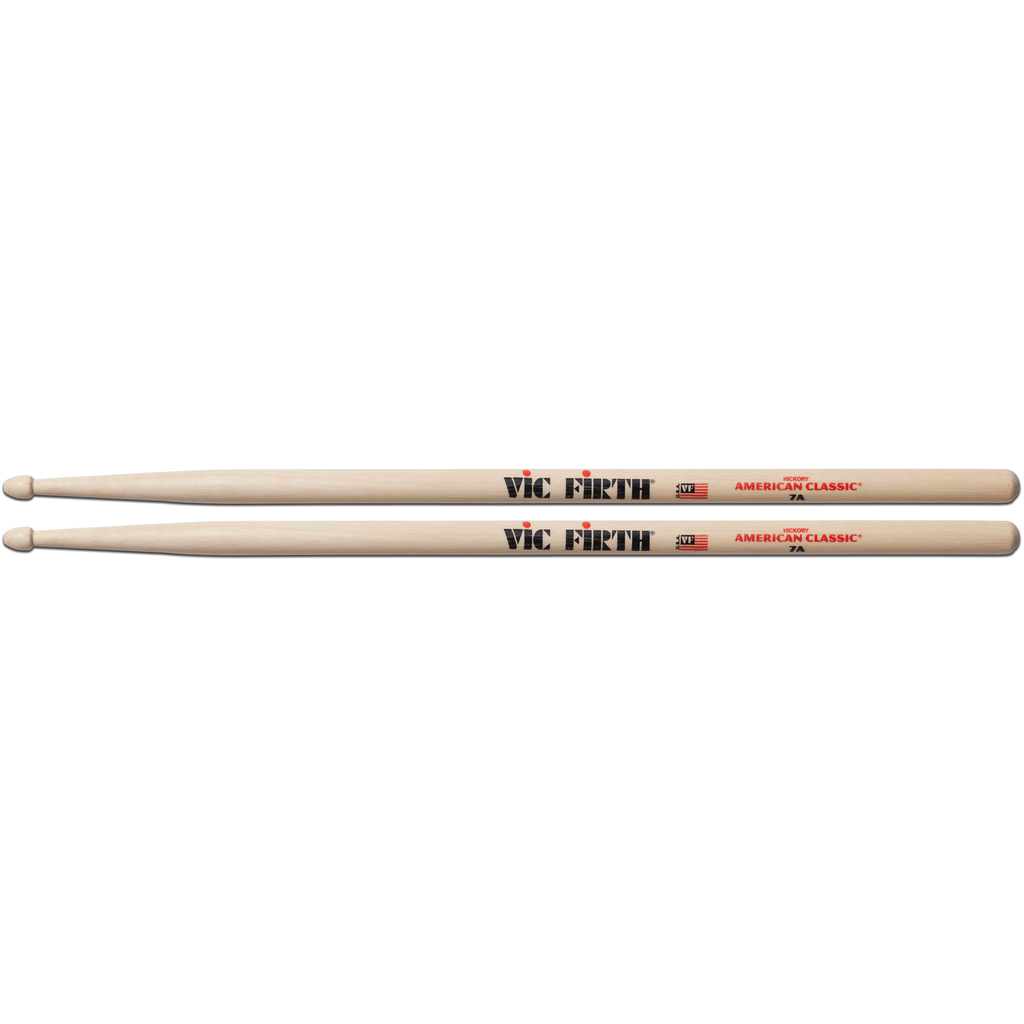 [7A] Vic Firth 7A American Classic Jazz Hickory Drumsticks