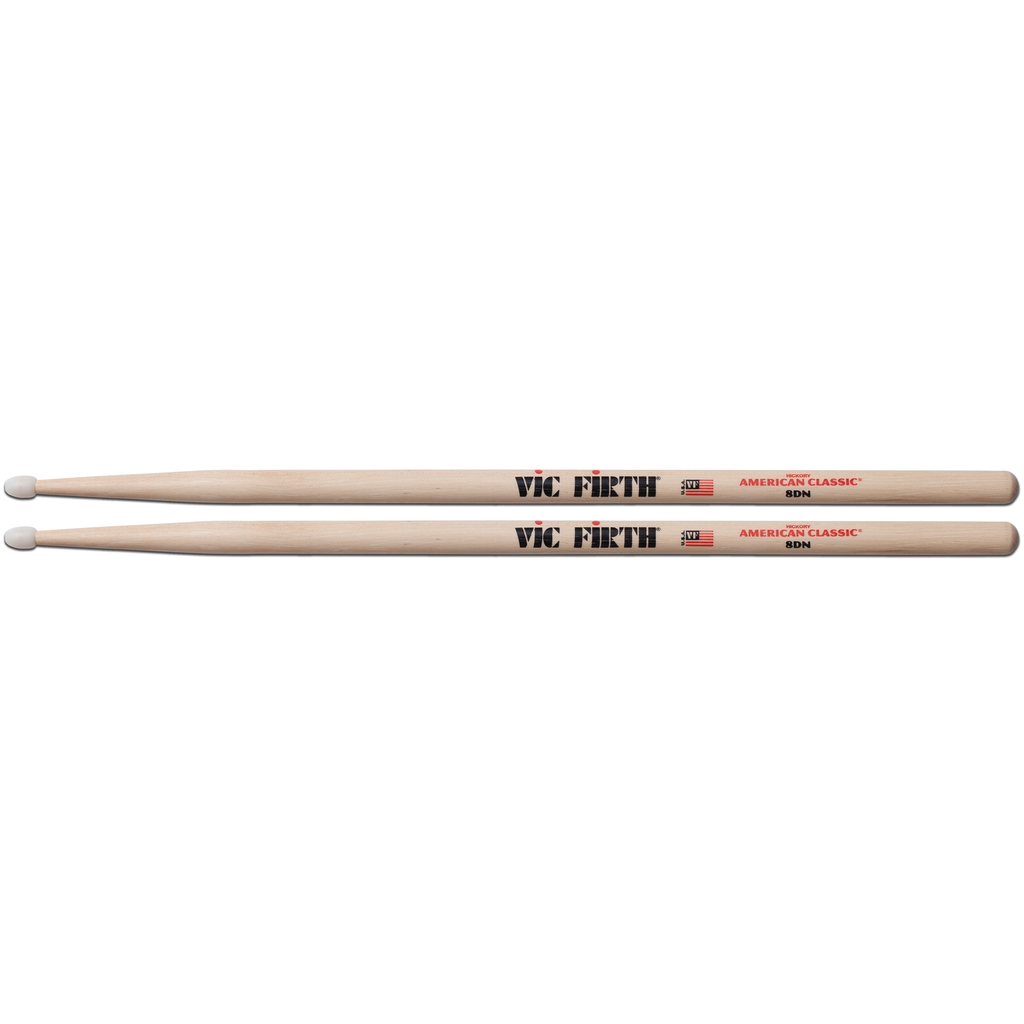 Vic Firth 8DN American Classic Jazz Nylon Tip Hickory Drums