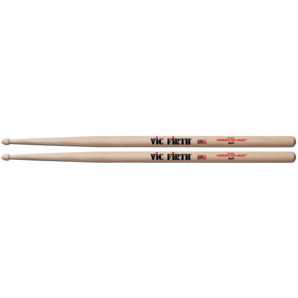 [AJ1] Vic Firth AJ1 American Jazz Hickory Drumsticks