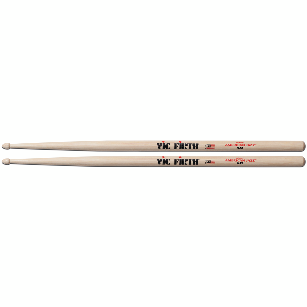 [AJ2] Vic Firth AJ2 American Jazz Hickory Drumsticks