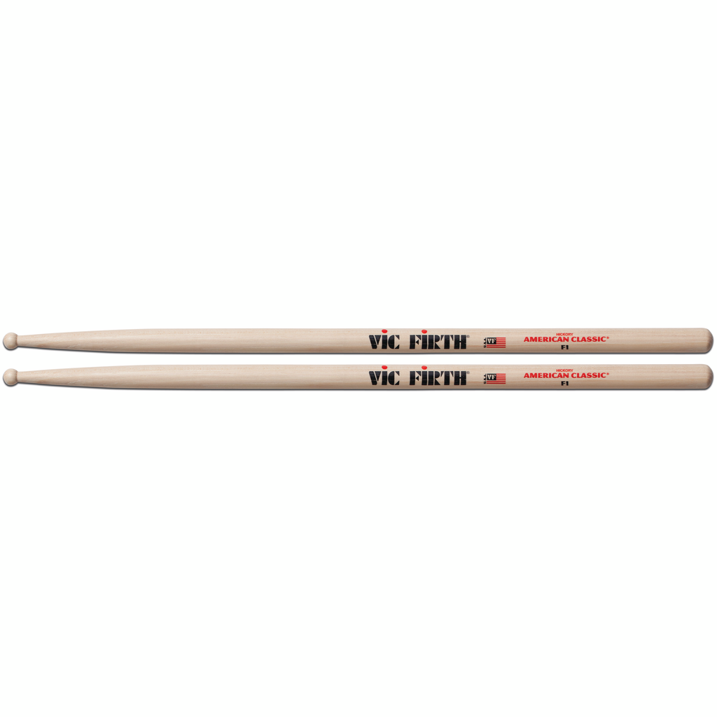 Vic Firth F1 Round Tip Fusion American Classic Hickory