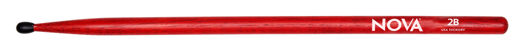 Vic Firth N2BNR 2BN in red with NOVA imprint