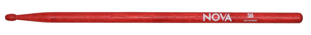 [N5BR] Vic Firth N5BR 5B in red with NOVA imprint