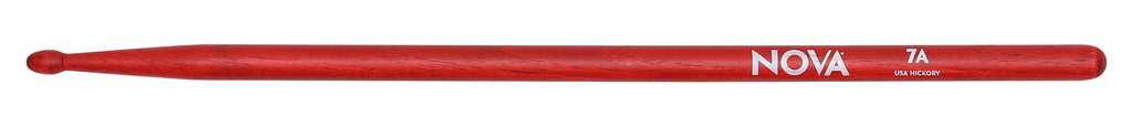 Vic Firth N7AR 7A in red with NOVA imprint