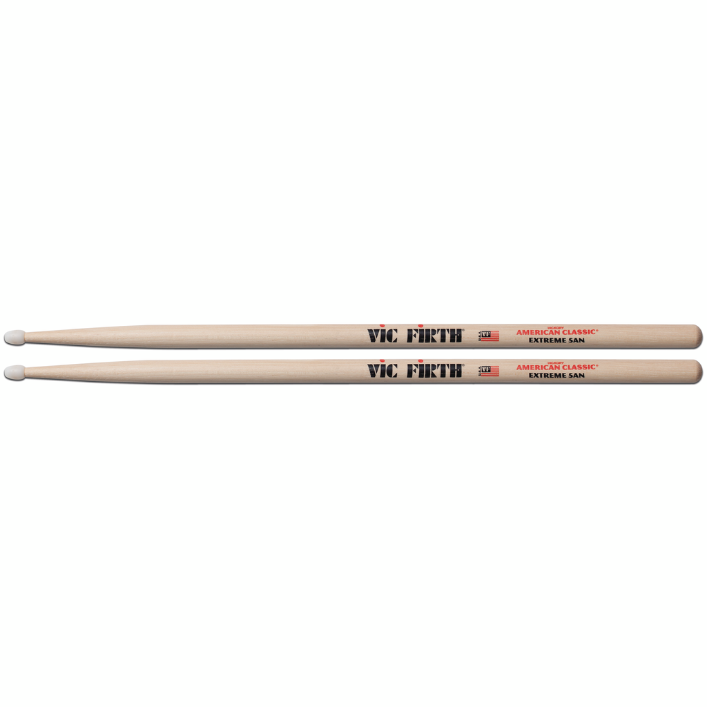 [X5AN] Vic Firth X5AN Extreme 5A American Classic Nylon Tip Hickory