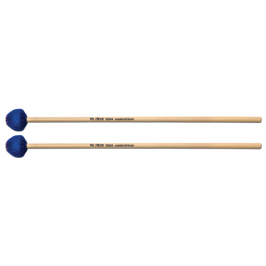 Vic Firth M304 Anders Astrand Blue Signature Hard Keyboard Mallets