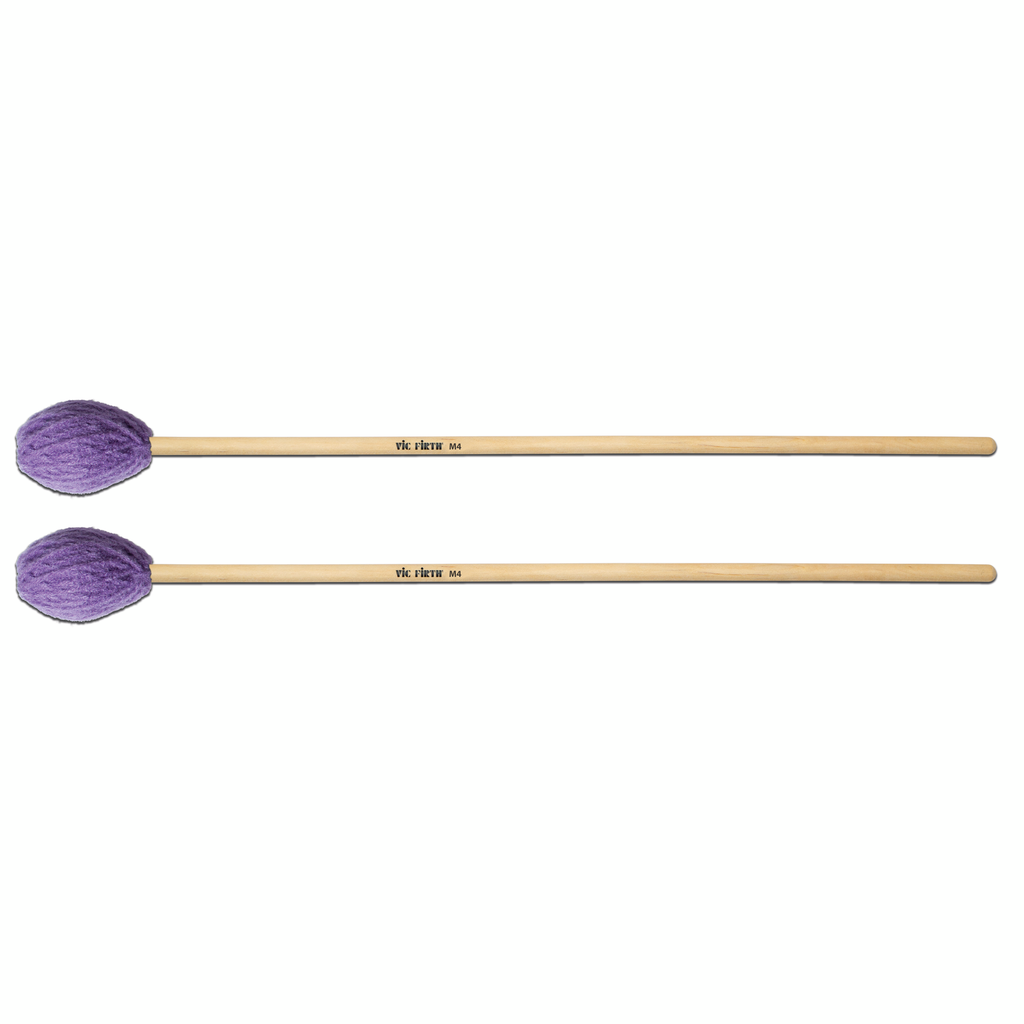 Vic Firth M4 Super Soft Yarn (Large Round Head) Birch