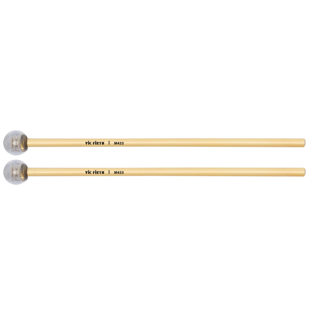 Vic Firth M433 Articulate Series Keyboard - 1" Lexan w/ brass weight Round