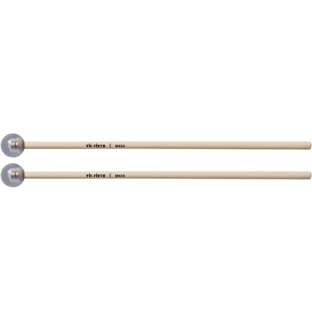 Vic Firth M434 Articulate Series Keyboard - 1 1/8" Lexan w/ brass weight Round