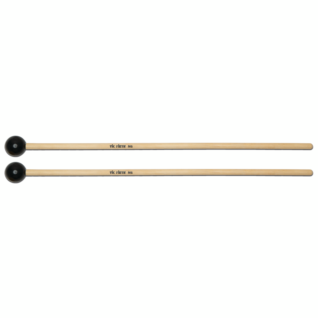 Vic Firth M6 Hard Phenolic 1" Ball Birch