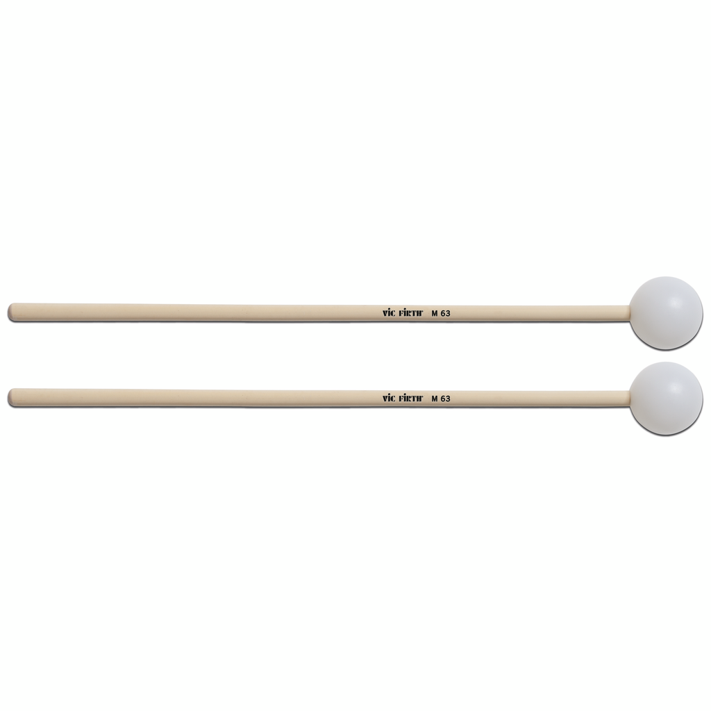 Vic Firth M63 Medium Poly Ball Rattan