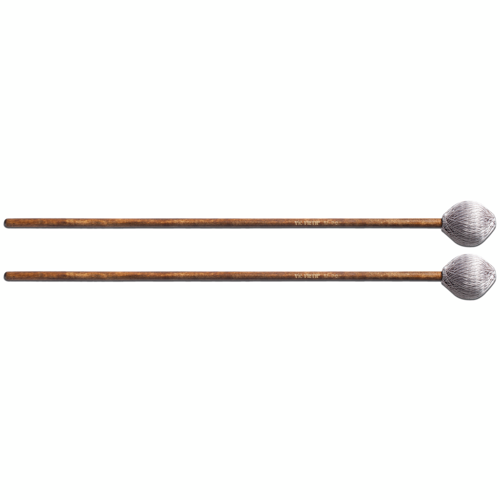 Vic Firth M70 Medium Grey Cord Marimba Birch
